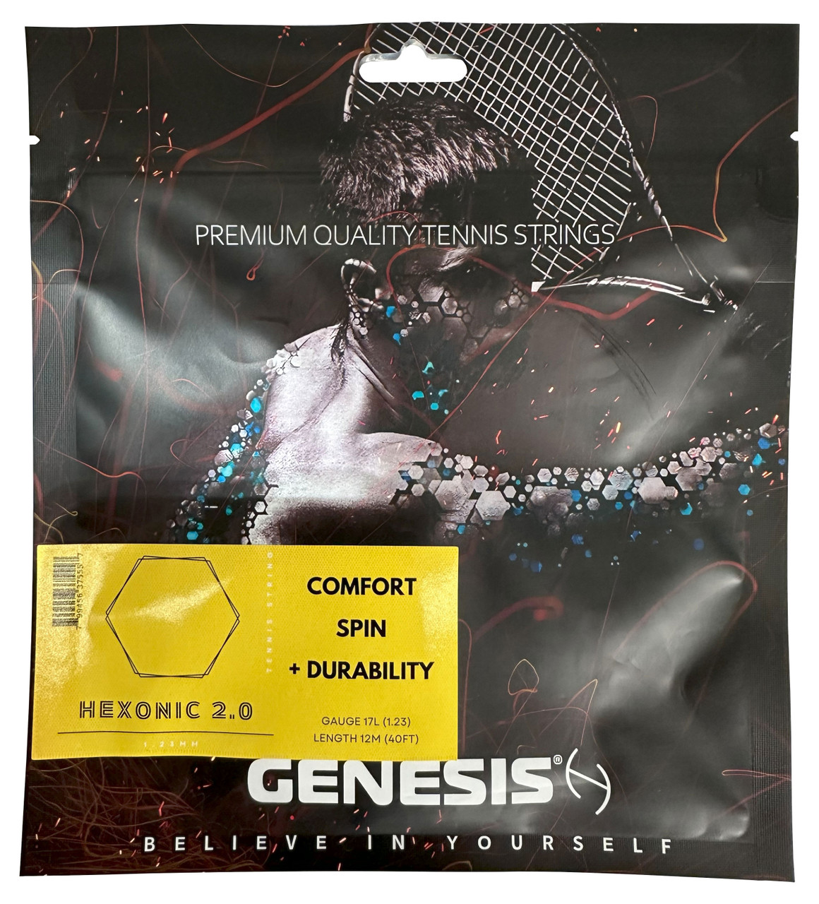 羽生　GENESIS Genesis Hexonic 2.0 17 1.23mm Set - W & D Strings