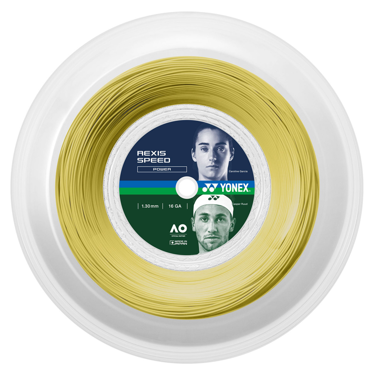 Yonex Rexis Speed 16 1.30mm 200M Reel - W & D Strings