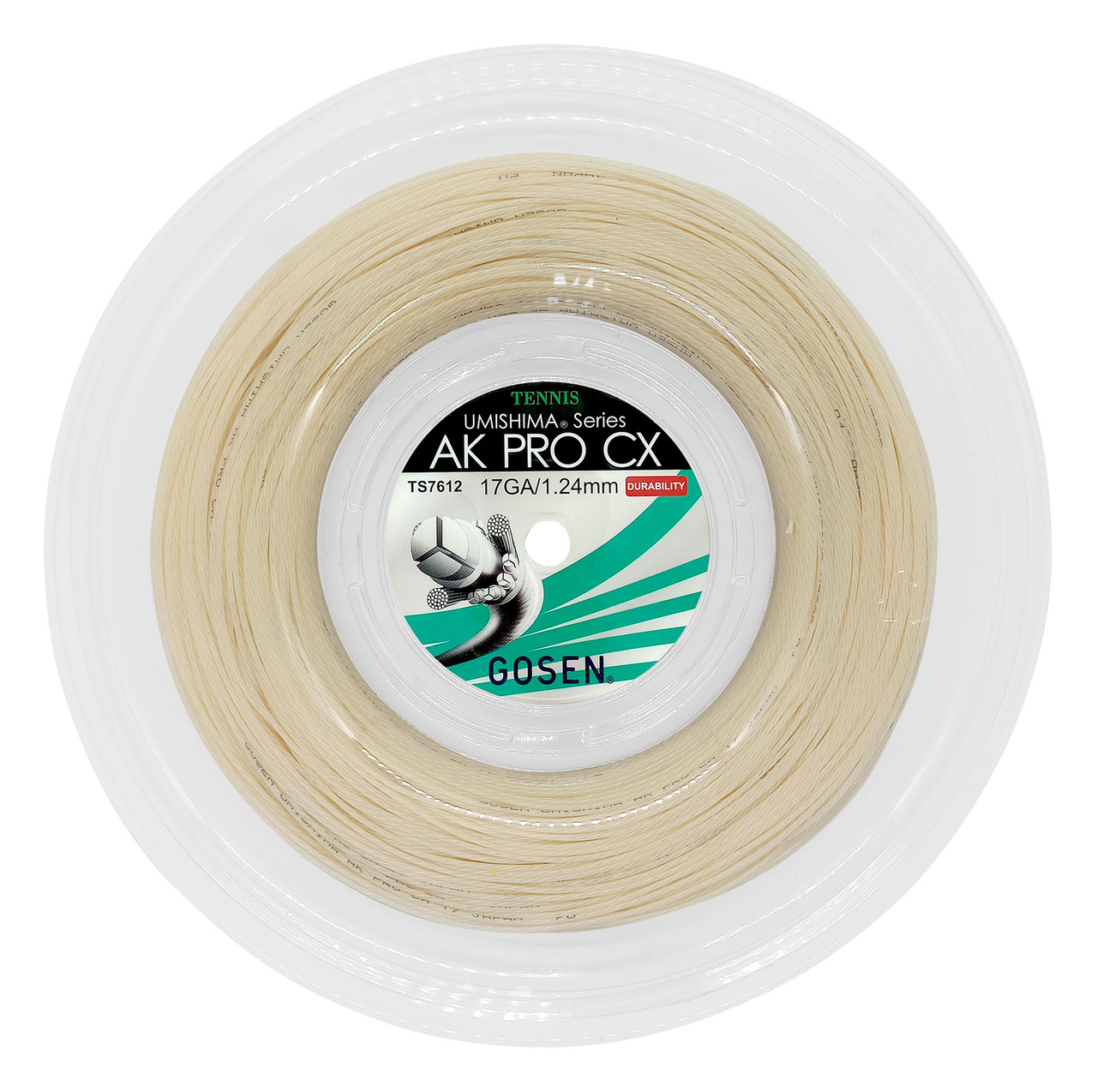 Gosen Umishima AK Pro CX 17 1.24mm 240M Reel - W & D Strings