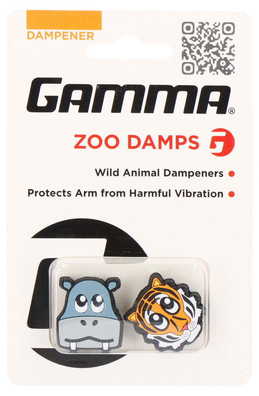 Lot De 2 Amortisseurs De Vibrations Gamma Zoo - Pour Raquette De Tennis, Design Animaux