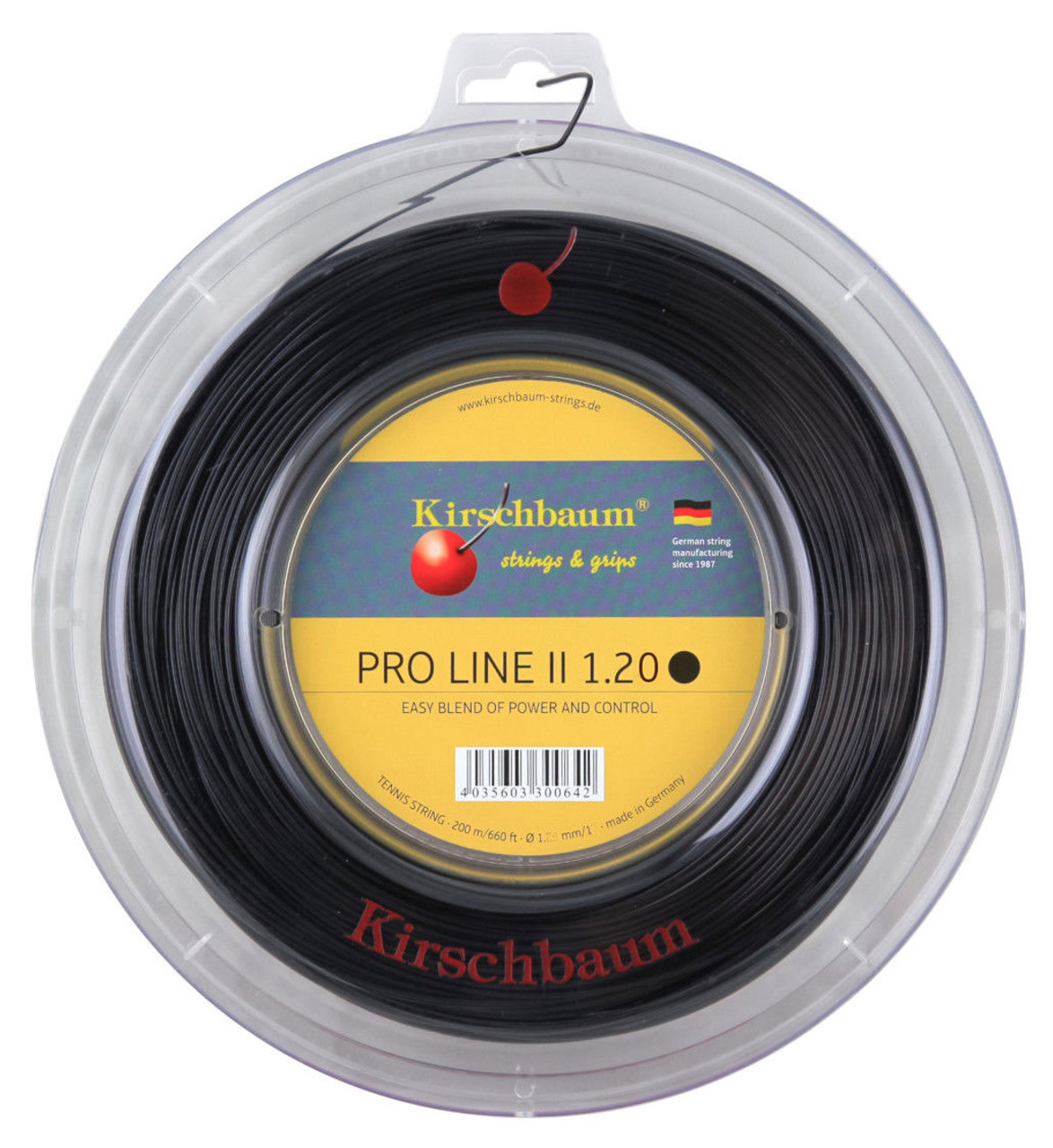 Kirschbaum Pro Line II 18 1.20mm 200M Reel - W & D Strings