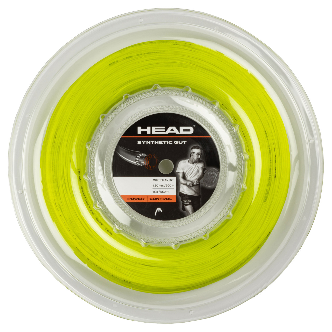 HEAD Synthetic Gut 16 1.30mm 200M Reel - Racquet Depot UK