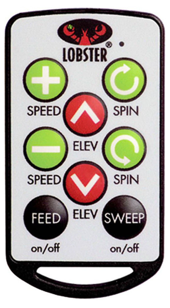 Lobster Elite 10Function Ball Machine Remote Apollo Leisure