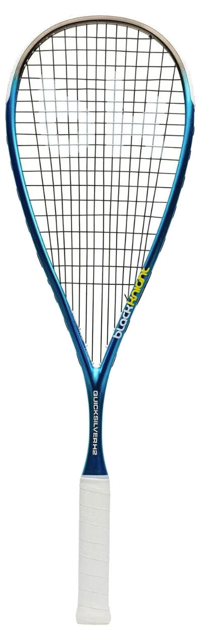 Black Knight Quicksilver H2 Squash Racquet - W & D Strings