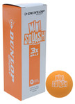 Dunlop Play Mini Orange Squash Balls 3 Pack