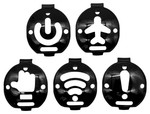 BallTrace Tennis Ball Stencil 5 Pack BallTrace Tennis Ball Stencil 5 Pack