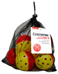 GAMMA 2-Tone Outdoor Pickleball Balls 6 Pack