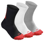 Wilson Youth Core Crew Socks 3 Pair Wilson Youth Core Crew Socks 3 Pair