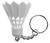 Shuttlecock Keychain