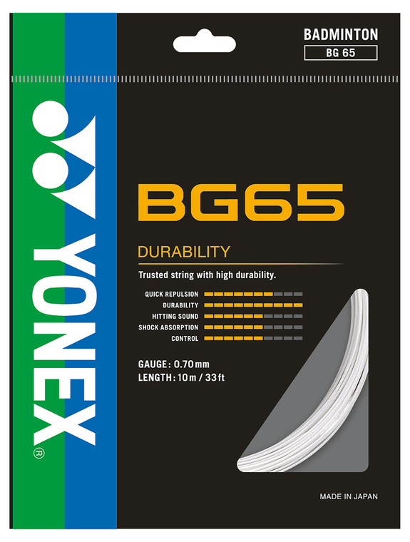 Yonex BG65 0.70mm Badminton Set