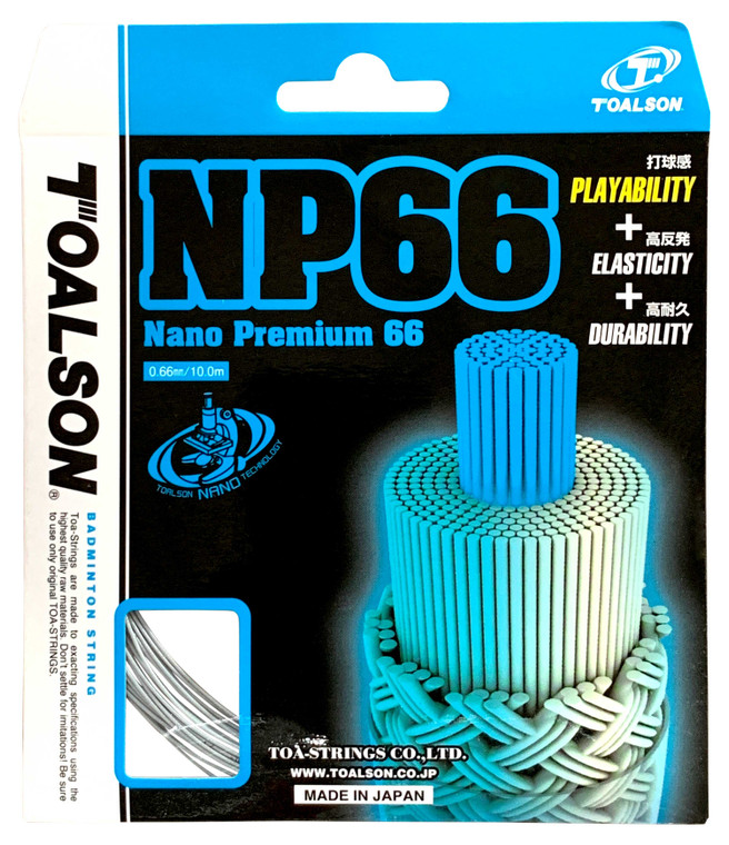 Toalson Nano Premium 66 0.66mm Badminton Set