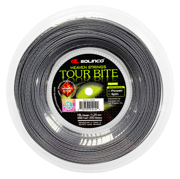 Solinco Tour Bite Diamond Rough 16L 1.25mm 200M Reel