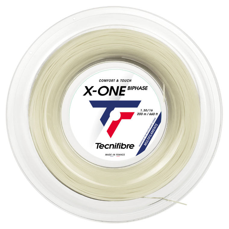 Tecnifibre X-One Biphase 16 1.30mm 200M Reel - W & D Strings