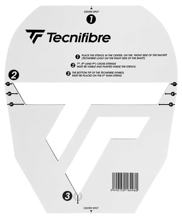 Tecnifibre Squash Stencil