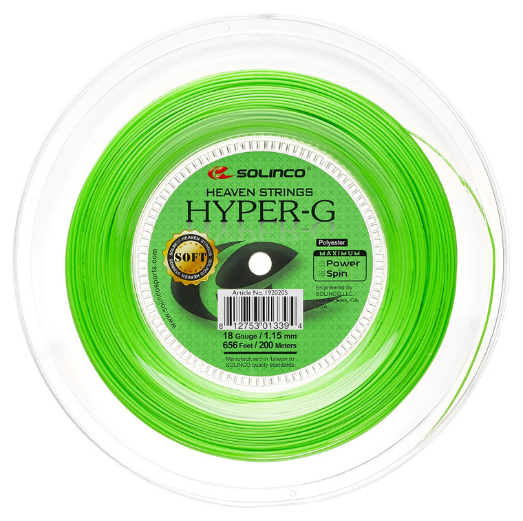 Solinco Hyper-G Soft 18 1.15mm 200M Reel