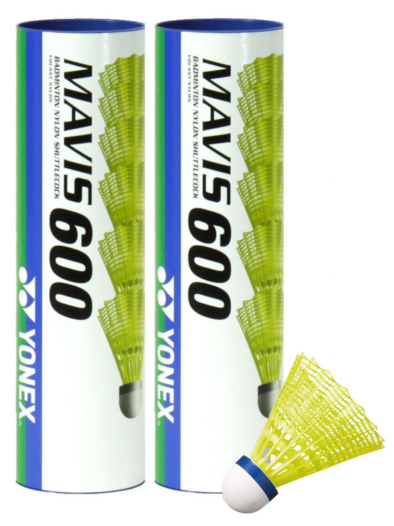 Yonex Mavis 600 Badminton Shuttlecocks Dozen