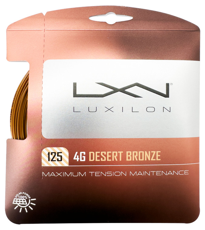 Luxilon 4G Desert Bronze 16L 1.25mm Set