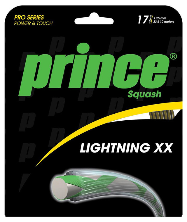 Prince Lightning XX 17 1.25mm Squash Set Prince Lightning XX 17 1.25mm Squash Set