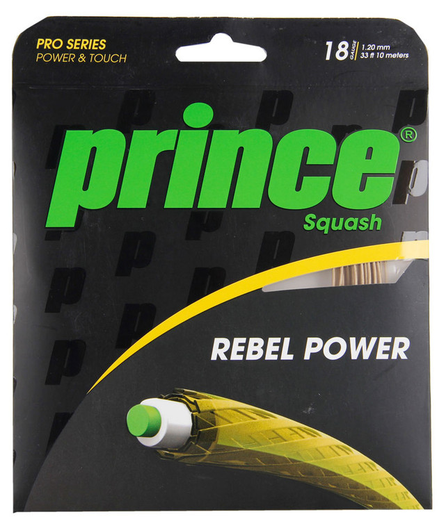 Prince Rebel Power 18 1.20mm Squash Set Prince Rebel Power 18 1.20mm Squash Set