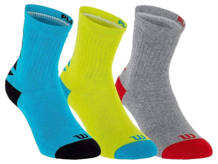 Wilson Youth Seasonal Crew Socks 3 Pair