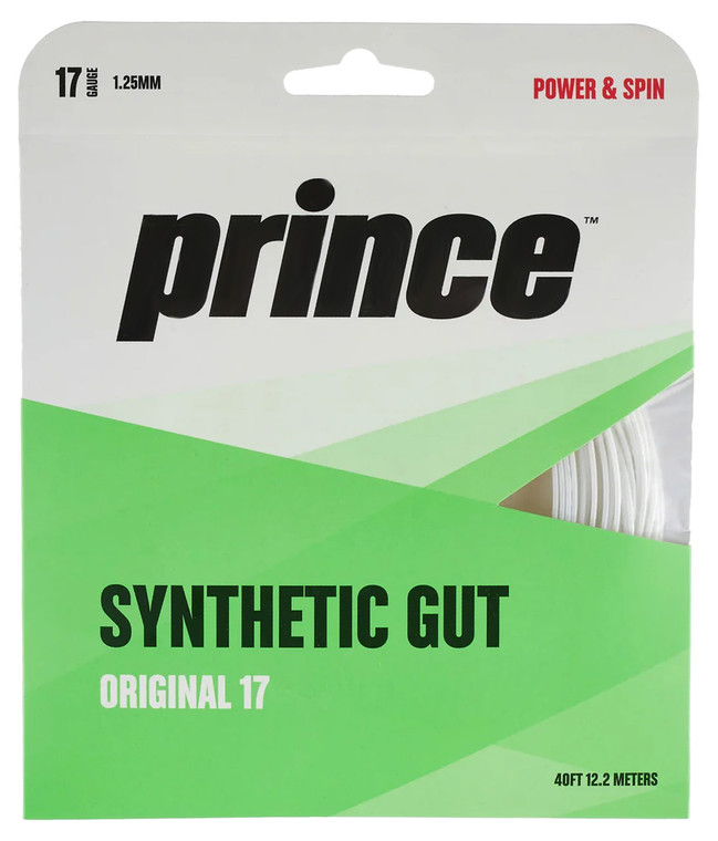 Prince Synthetic Gut Original 17 1.25mm Set Prince Synthetic Gut Original 17 1.25mm Set