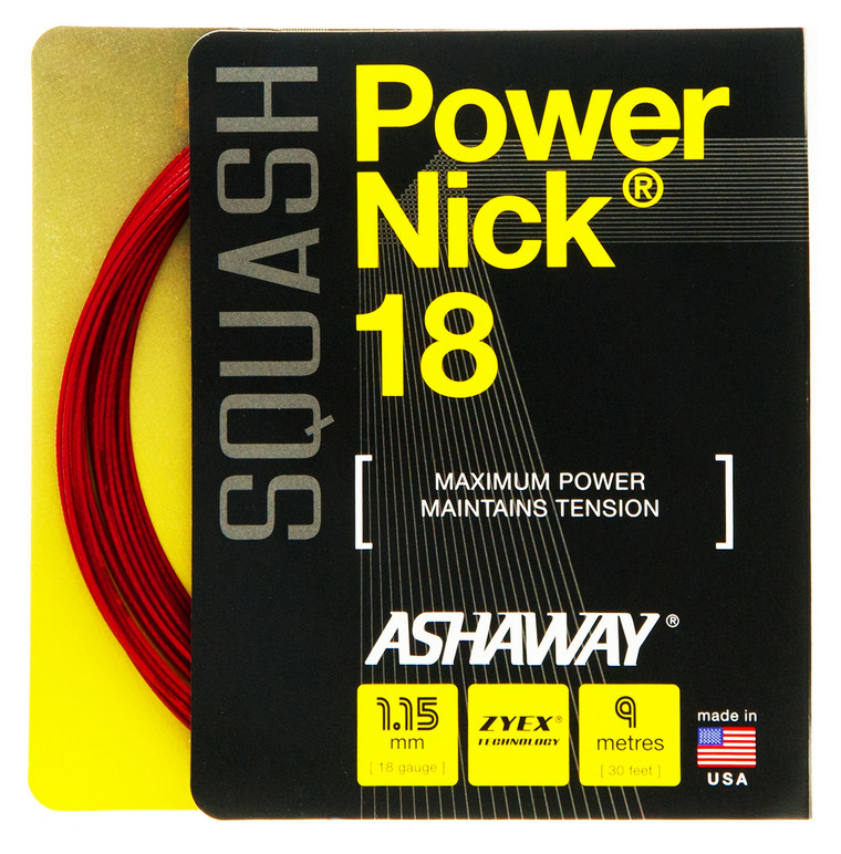 Ashaway PowerNick 18 1.15mm Squash Set