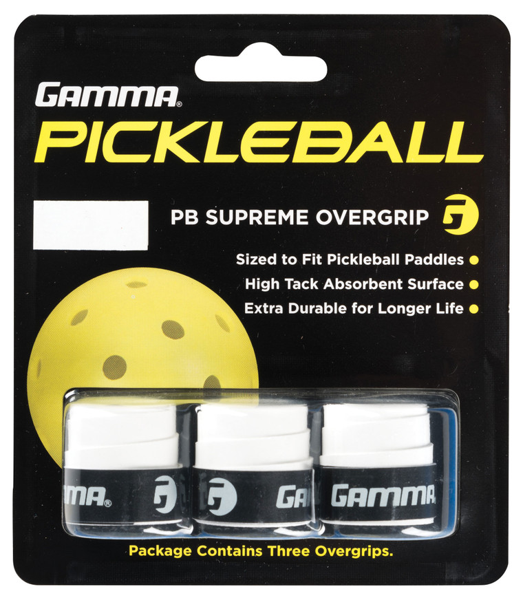 Gamma Supreme Pickleball Overgrip 3 Pack