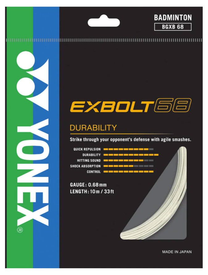 Yonex Exbolt 68 0.68mm Badminton Set