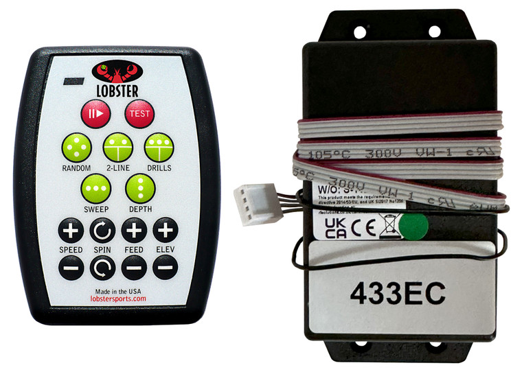 Lobster Grand 20-Function Ball Machine Remote & Receiver