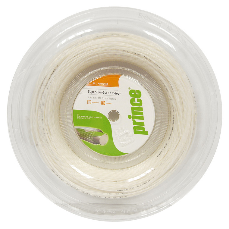 Prince Super Syn Gut Indoor 17 1.22mm Squash 100M Reel