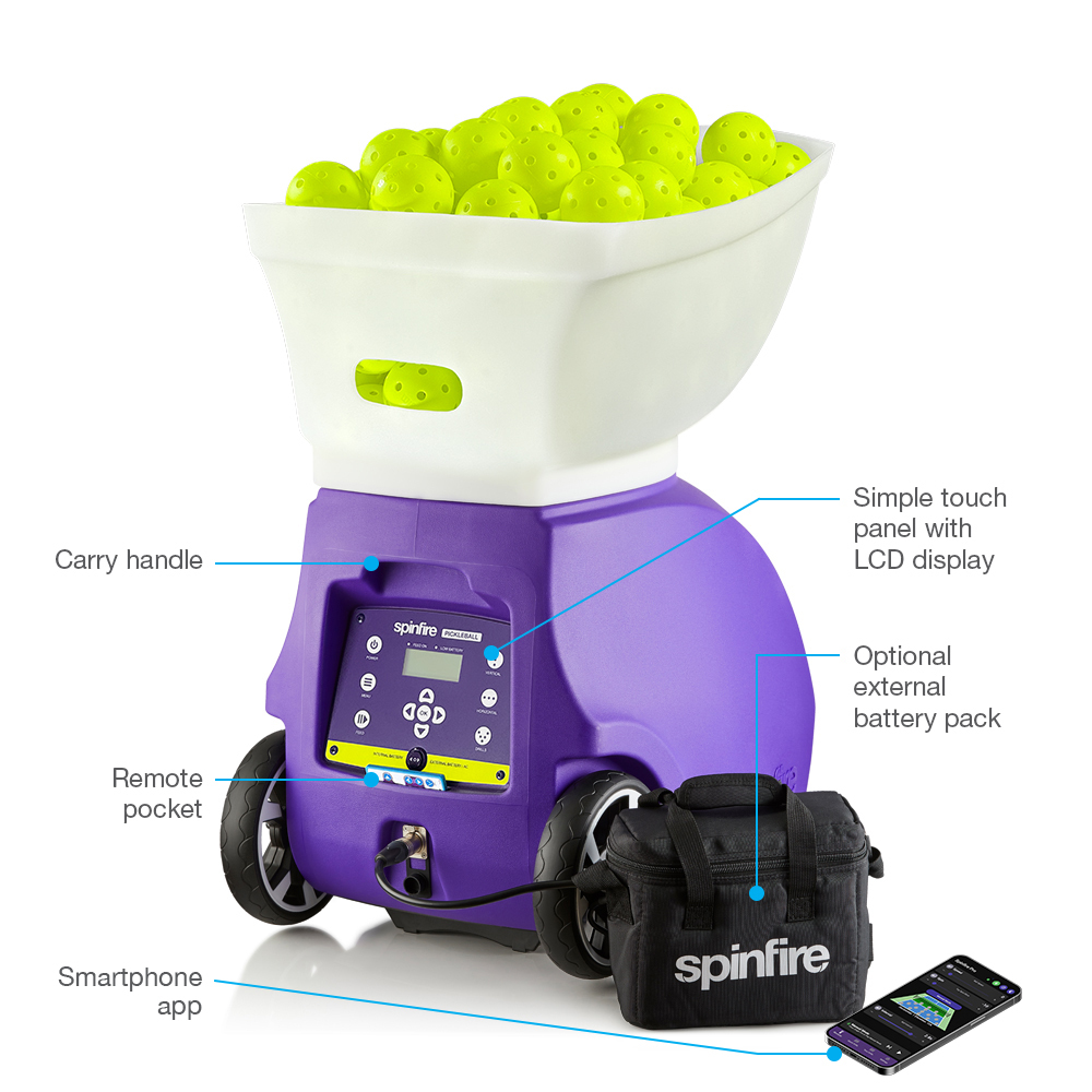 Spinfire Pickleball Ball Machine - Racquet Depot UK