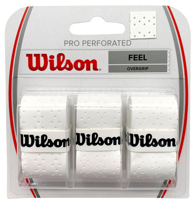 Wilson Pro Overgrip Perforated x 1 WRZ4008WH-A
