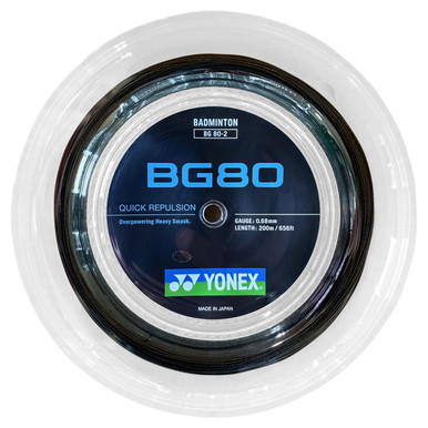 Yonex BG80 0.68mm Badminton 200M Reel - W & D Strings