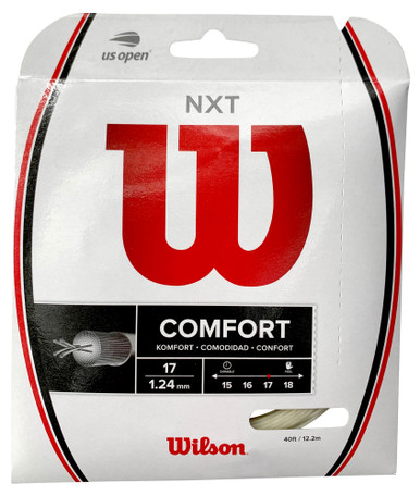 Wilson Nxt String 17 Racket Wilson NXT 17 1.24mm Set - Apollo Leisure