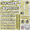 DG Designs JQ Racing Decal Sheet (Yellow)