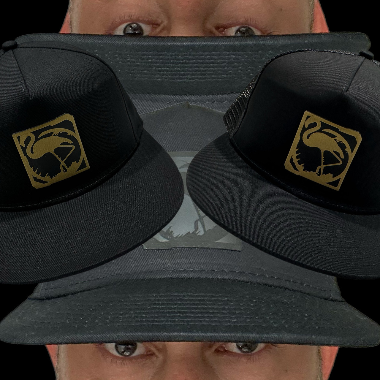 RaceCraft USA Flamp-Stamp Trucker Hat (Flatbill)