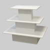 Display Merchandising Table 3 tier White