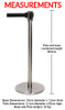 Premium Crowd Control Post with Retractable Belt 