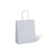 White Kraft  Twist Handle