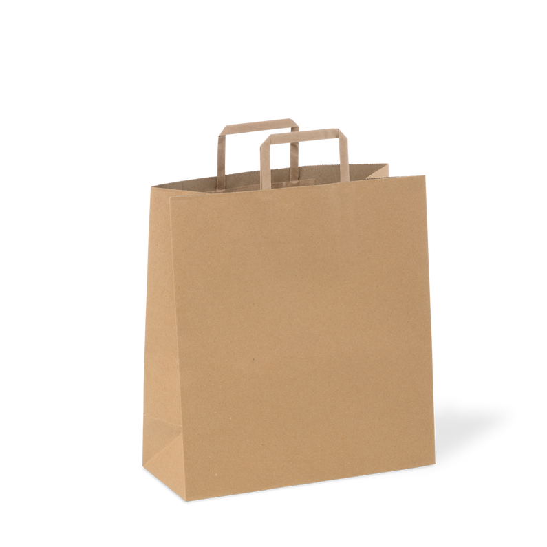 What Recycled Paper Carry Bag can I use for my bottle shop to fit six pack !