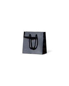 Laminated Gloss Petite Black Paper Bag
