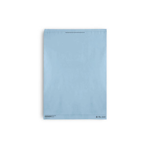 Large Recycled Plastic Mailing Satchel- Blue