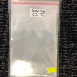 Resealable Cello Bags 120mm X 162mm 100PC