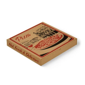 Brown Roman 13" Pizza Box