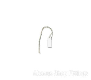Pack of 100  small string tags 
18 x 6mm
