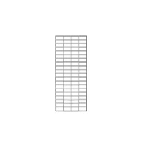 Slat Grid Mesh Panel - Black 600w x 1500h