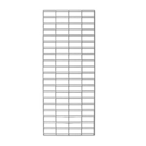 Slat Grid Mesh Panel - Black 600w x 1800h