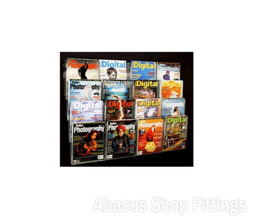BROCHURE WALL DISPLAY - 16 A4 HOLDERS