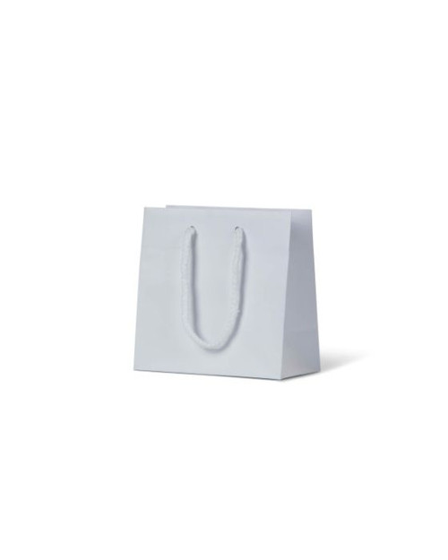 Laminated Matte Emerald White Paper Bag
