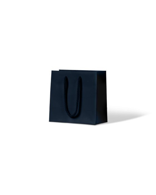 Laminated Matte Emerald Navy Paper Bag